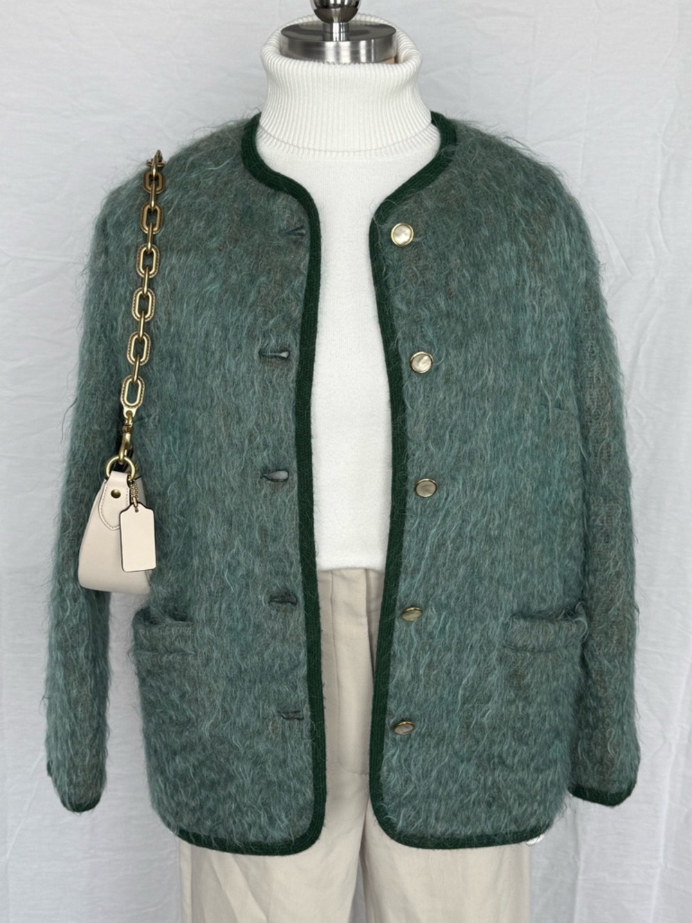 Vintage Mohair & Wool Jacket / Blazer / Coat Made in Britain